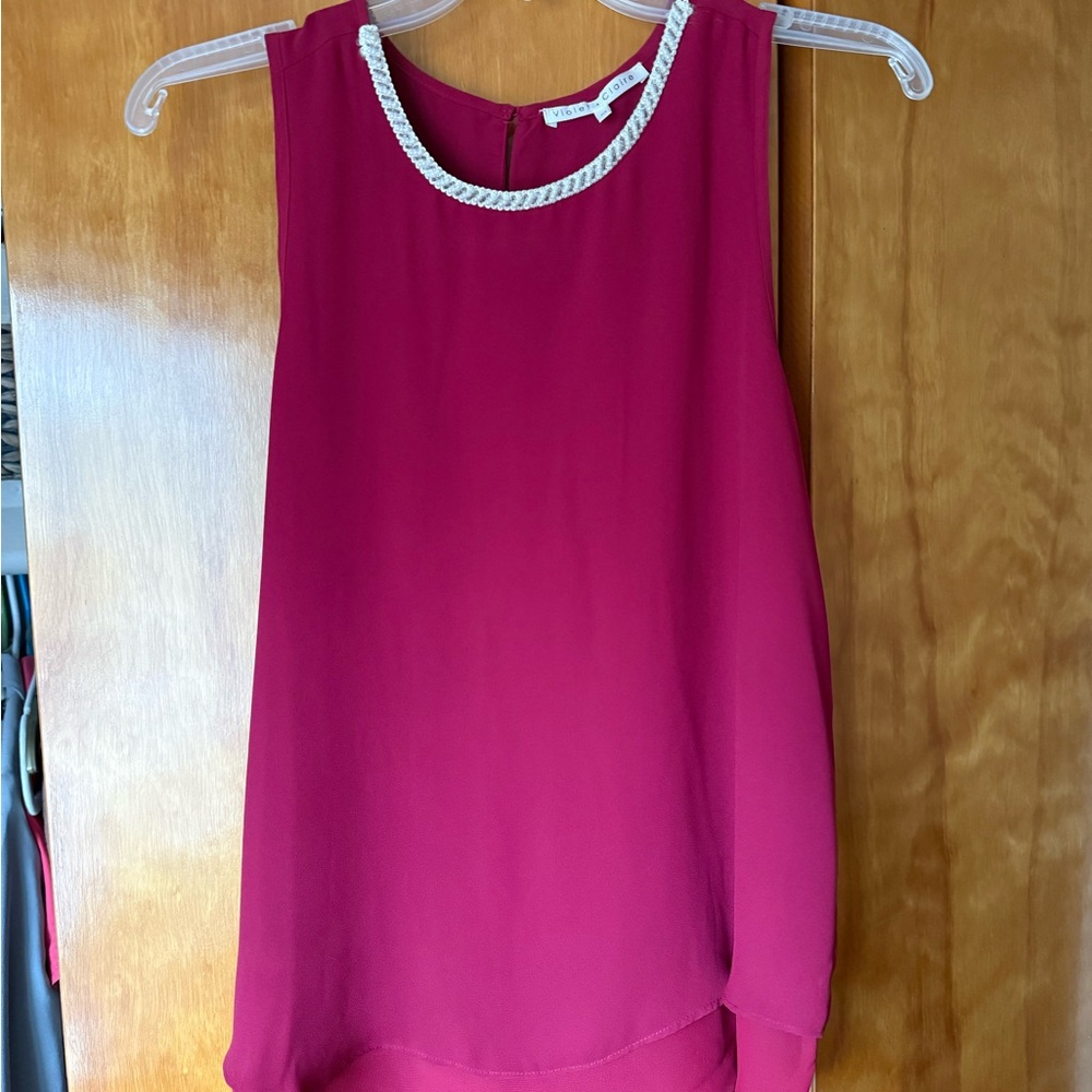Violet & Claire Pink Embellished Blouse